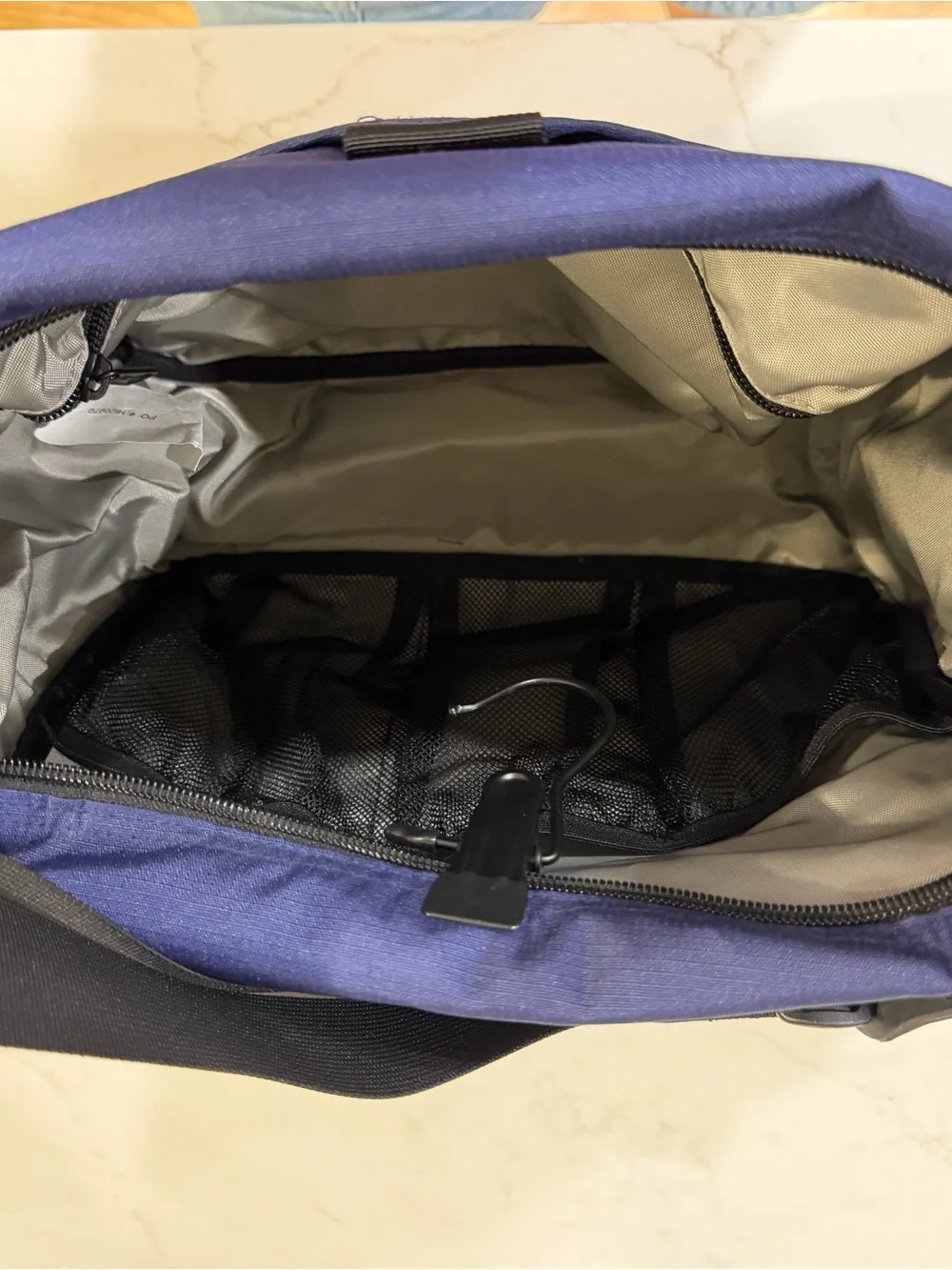 L.L. Bean Blue Men's Messenger Shoulder Bag